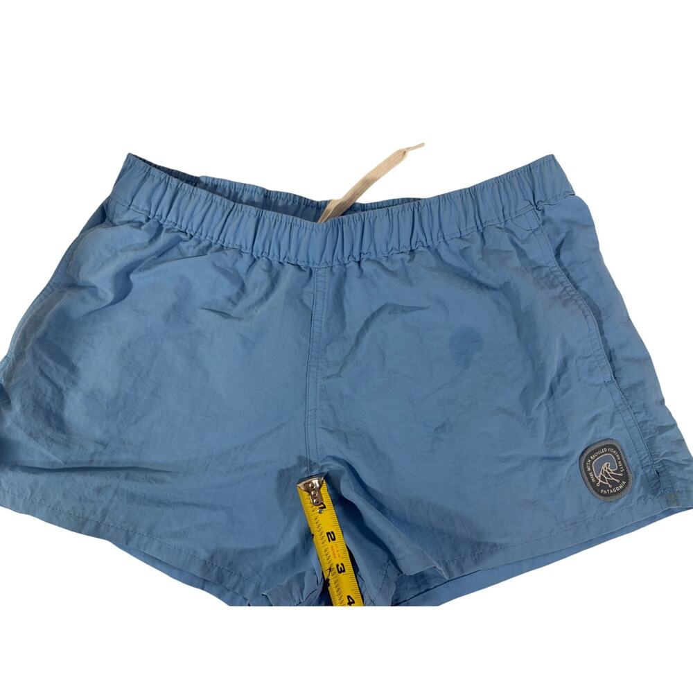 Patagonia Baggies 5 Inch Shorts Mens M Blue Lined NetPlus Swim Hiking